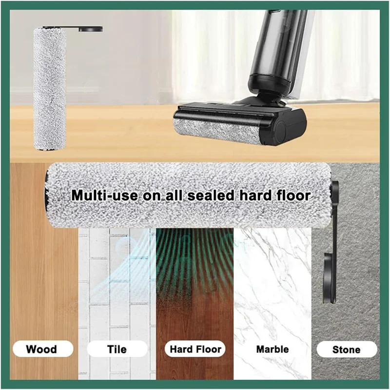 SANQ HEPA تصفية لينة الأسطوانة فرشاة أجزاء أطقم ل Tineco Floor ONE S5 / S5 Pro اللاسلكي أجزاء المكنسة الكهربائية الرطبة والجافة