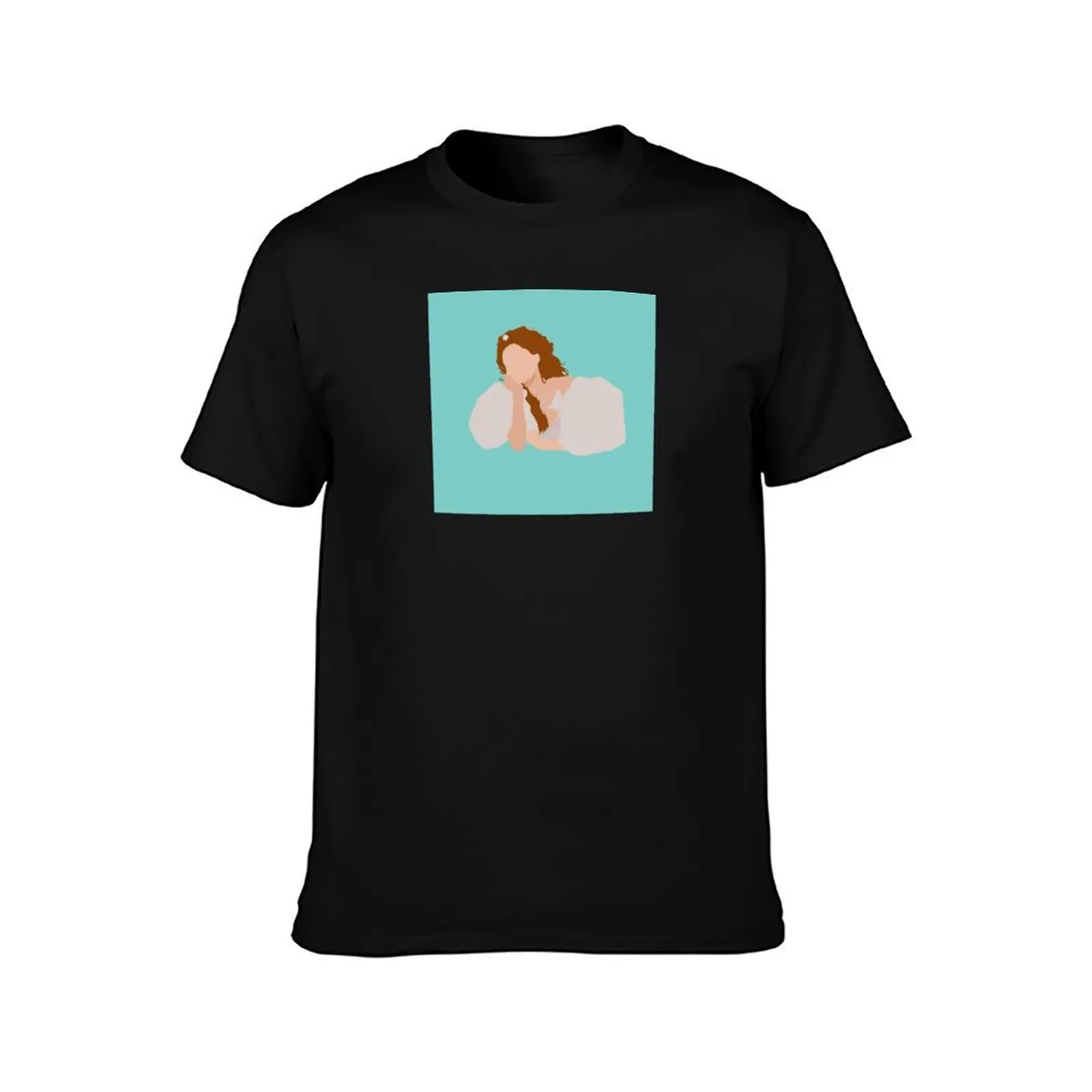giselle, enchanted T-Shirt, Summer Casual Cotton Tee, Oversized Streetwear Tops, Vintage Graphic Print, Loose Fit Short Sleeve