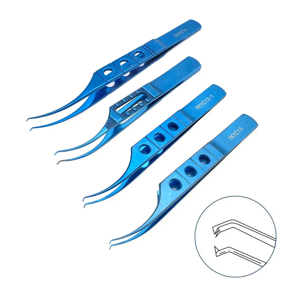 

Ophthalmic Colibri Toothed Forceps Titanium Micro tweezers Microscopic surgical instruments