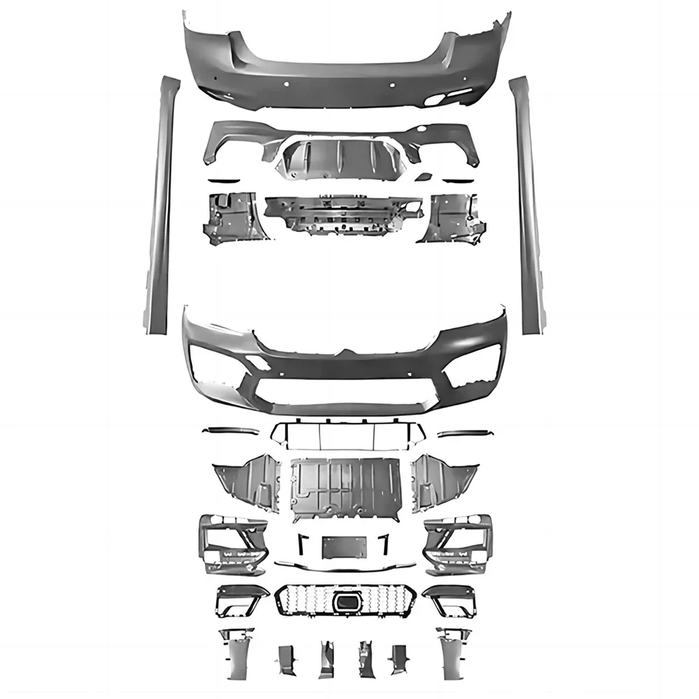 Full Body Kit For BMW G30 5 Series Lci 21-23 520i 530i 540i Change to M5 Style Front Rear Bumper Side Skirt Fender