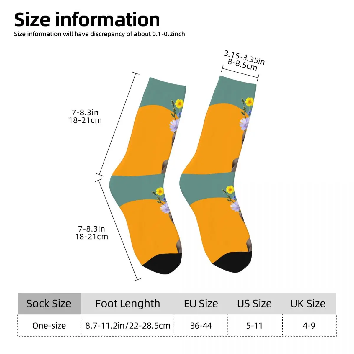 Artistic Inspiration Ideas Sock Printed Man Polyester