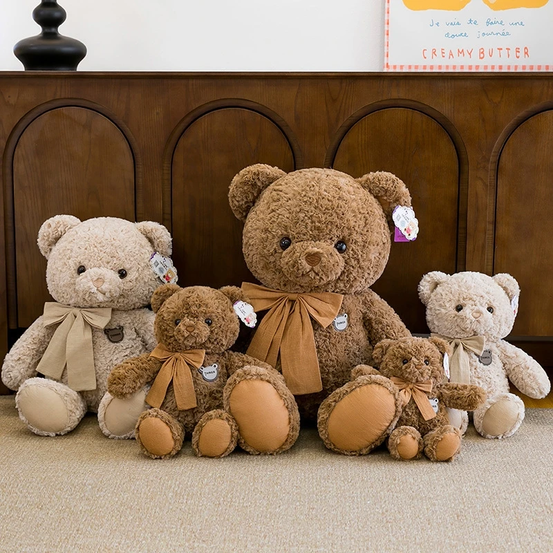 

Новый плюшевый мишка, мягкая пушистая обнимающая кукла, очаровательная плюшевая игрушка для детей, подарок