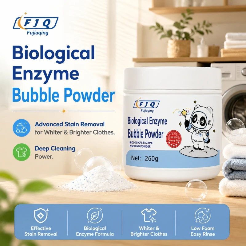 Whitening Powder Activated - Bio-Enzyme Bubbelpoeder Krachtige Zuurstof-Actieve Wasdoek voor