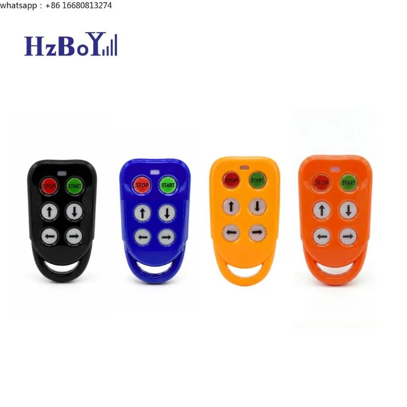 HzBoY industrial wireless remote control 433MHz 4-button crane remote control, suitable for cranes, cranes, forklifts, with emer