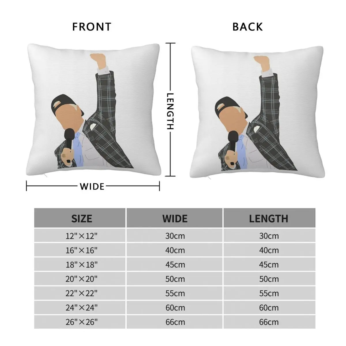 Roy Williams Championship Square Pillowcase Polyester Linen Velvet Pattern Decor Throw Pillow Bed Cushion Cover Wholesale 18