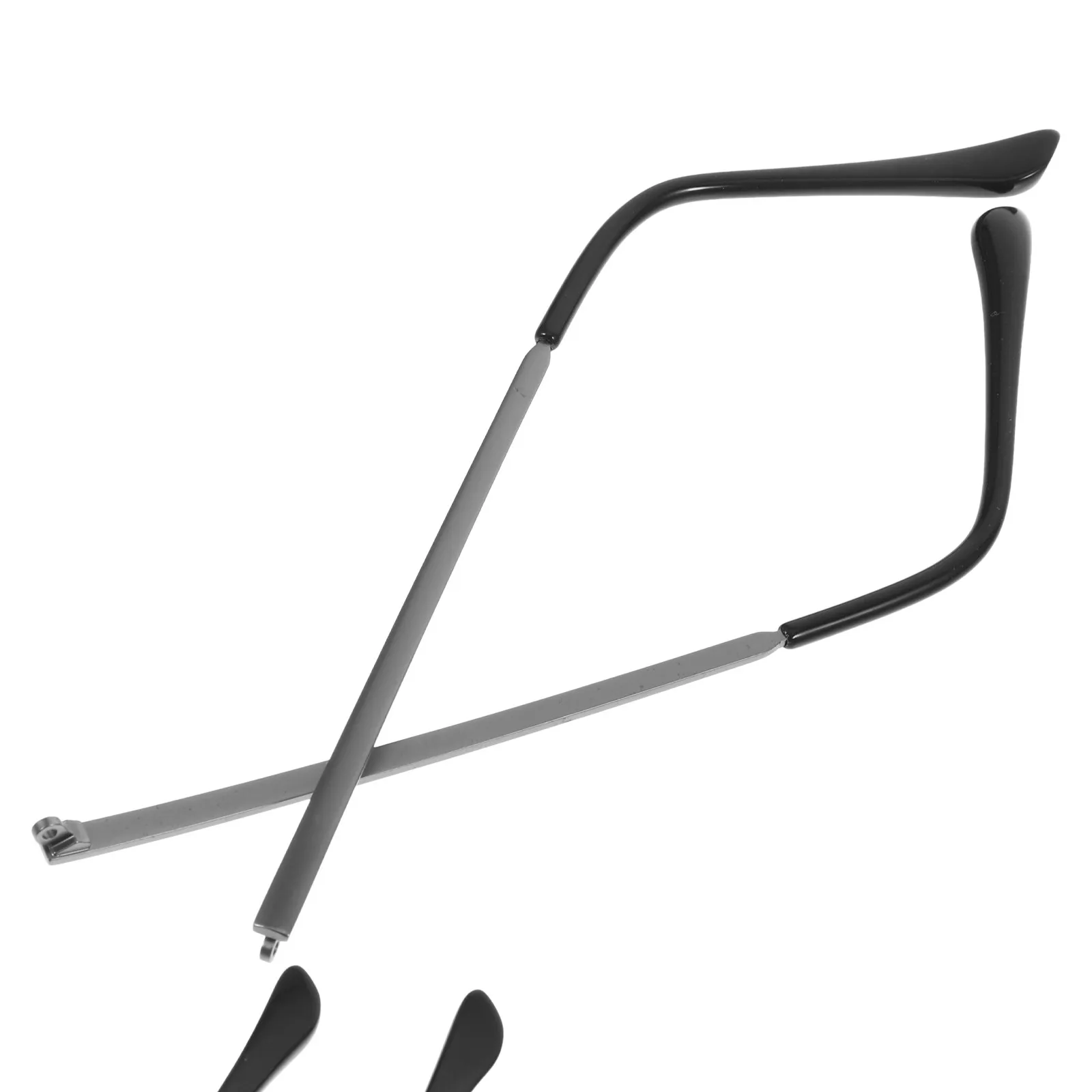 1Pair Eyeglasses Replacement Temple Arms Universal Glasses Repair Parts Sturdy Metal Construction No Pressure on Ears Anti-Slip