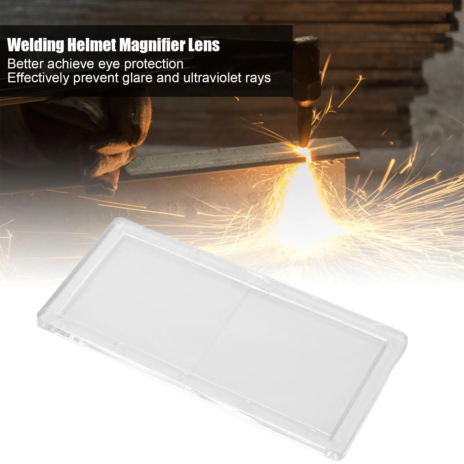 Лупа для сварочного шлема, сменная линза Cheater, прозрачные аксессуары для ПК 075