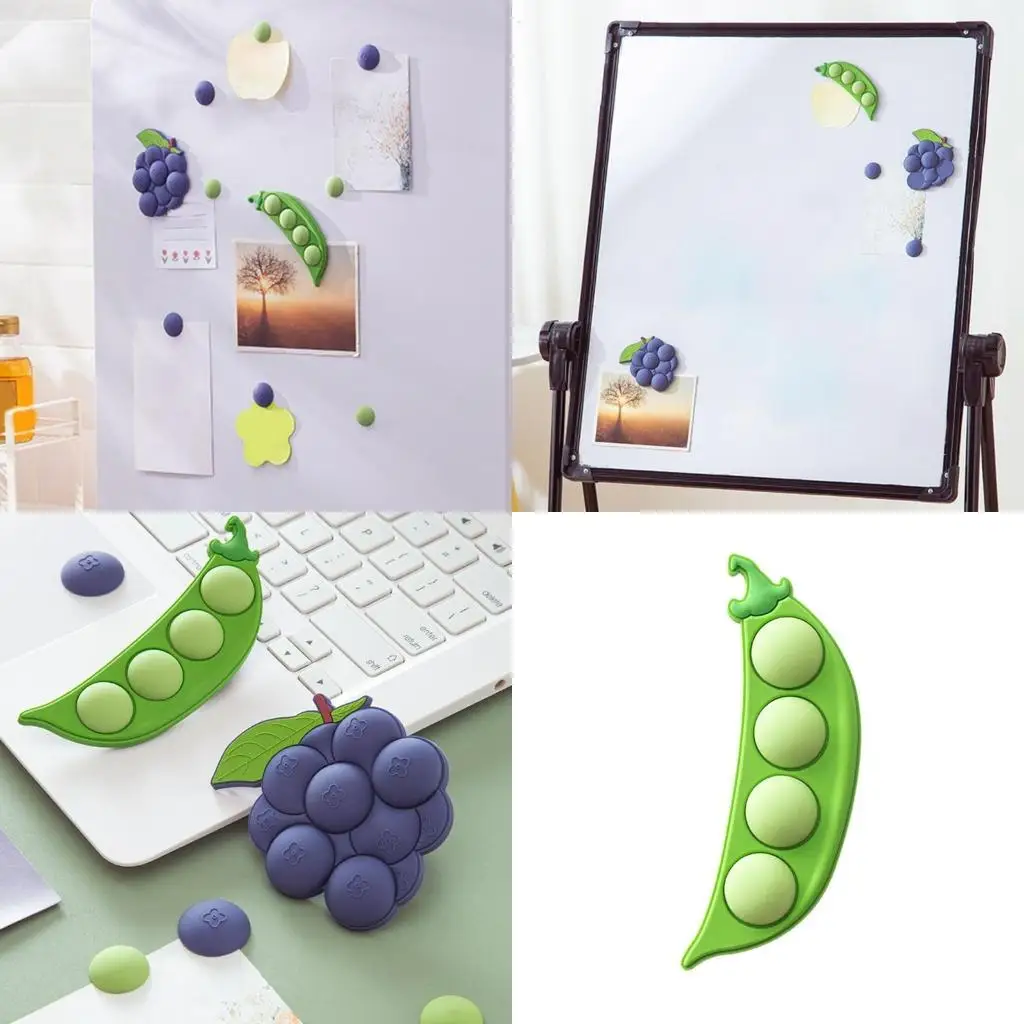 

E8BD Refrigerator Sticker Pea/Grape Bedroom Kitchen Refrigerator