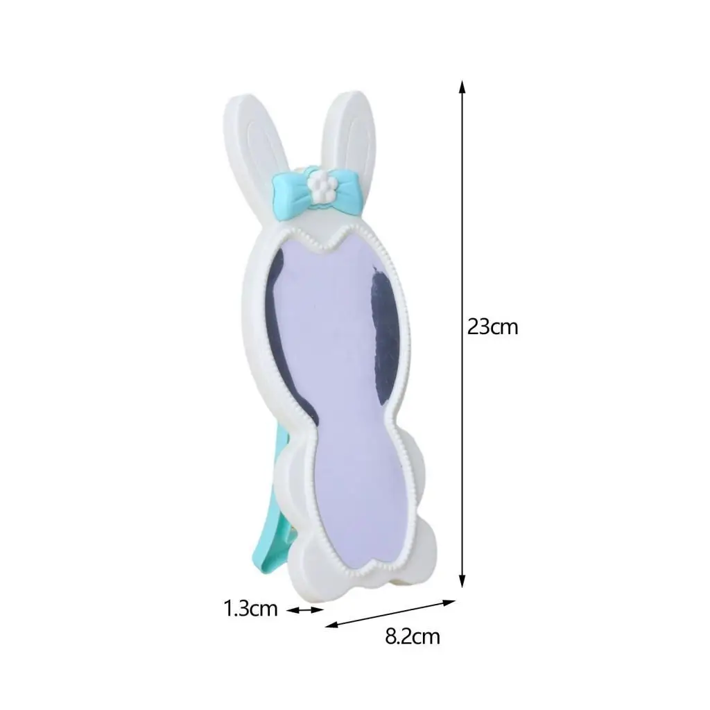 دمية مصغرة مرآة خلع الملابس ، أدوات الأثاث ، أرنب ، أرنب