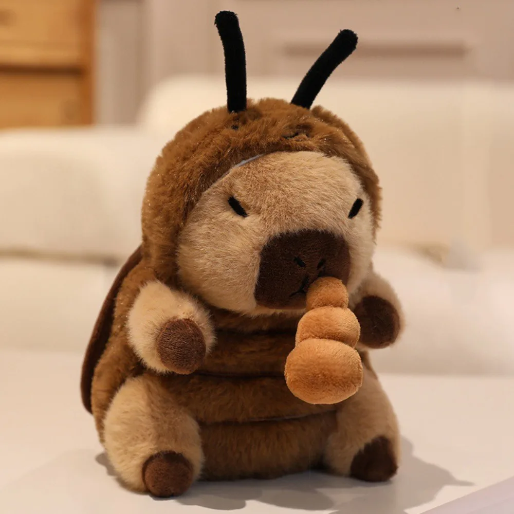 Kawaii Scarafaggio Capibara Peluche Morbido e Soffice Capibara Peluche Bambola Animale Carino Capibara Farcito Bambola Per Bambini Ragazza