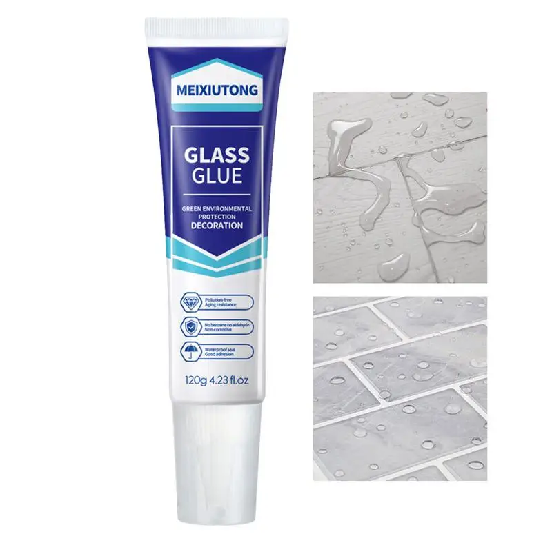 Edge Sealant Toilet Sink Edge Sealant Caulk Glue Sealing Adhesive with Precision Nozzles for Toilet Windowsill Bathtub