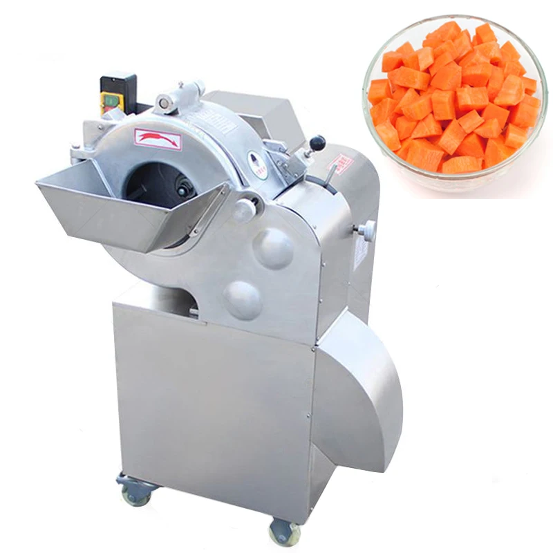Industrial Commercial Onion Potatoes Vegetables Pineapple Cube Potatoes Dicer Cutter Food Processor Machine