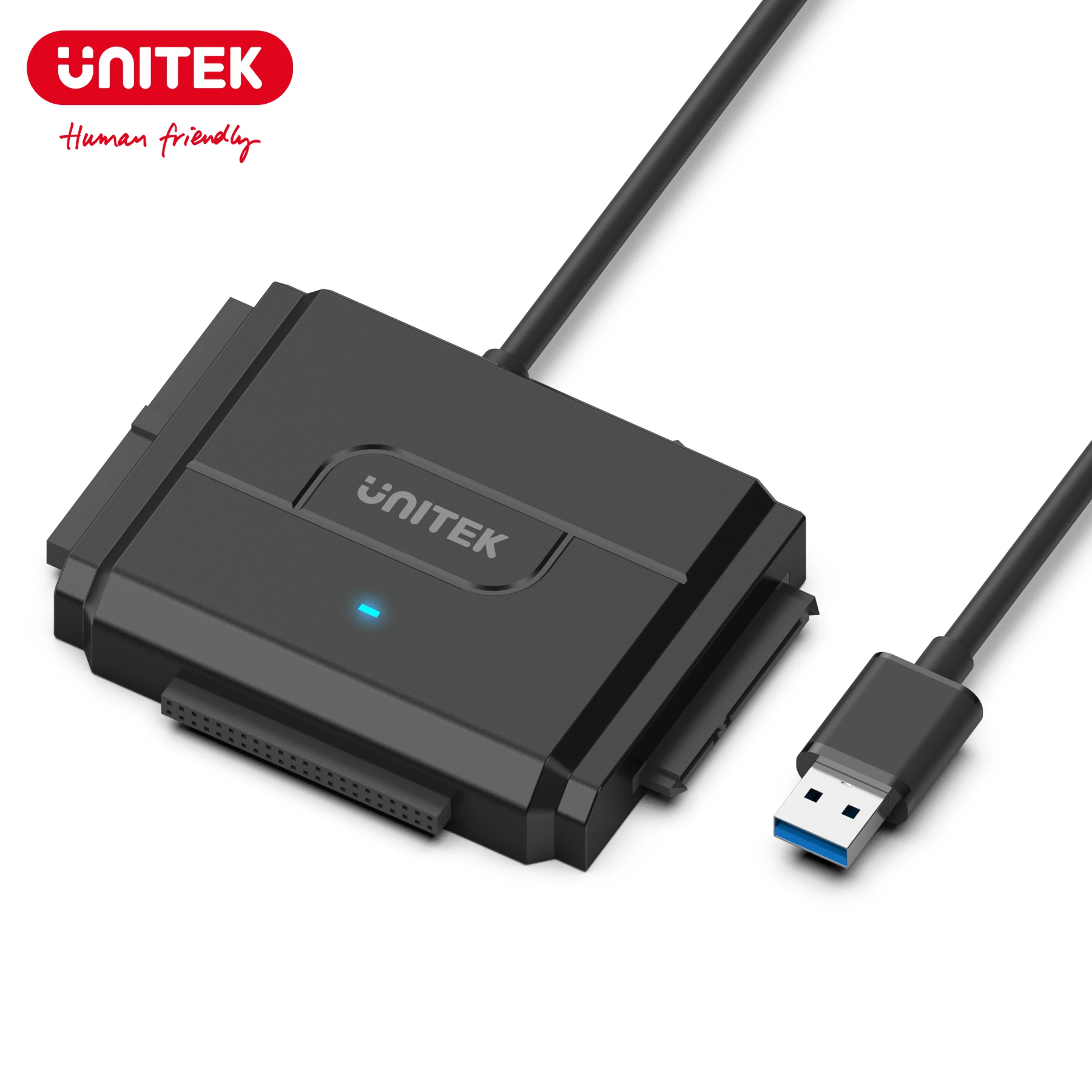 Unitek USB 3.0 to SATA IDE Hard Drive Adapter Recovery Converter for Universal 2.5 3.5 Inch External HDD SSD Hard Drive Disk