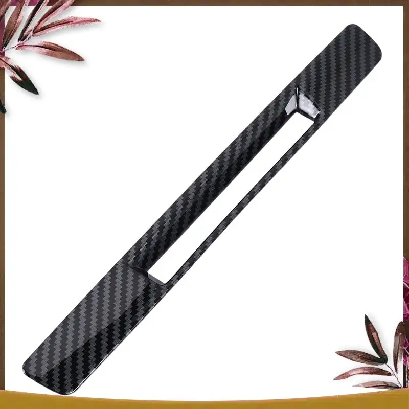 

AB59-For Mazda CX3 2016 2017 2018 Center Console Carbon Fibre Liquid Crystal Screen Trim Strip CX-3 Car Accessories