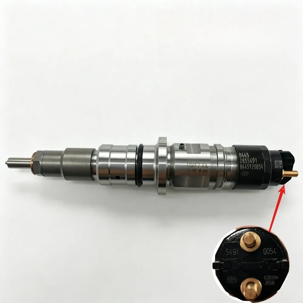 Original High Quality New For 0445120054 Fuel Injector Common Rail Diesel Nozzle 2855491   for Iveco Euro Cargo 3.9/5.9 F4AE3 ﻿