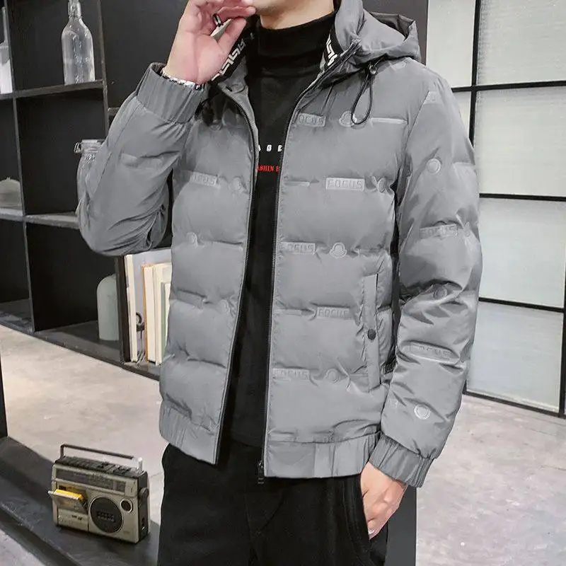 New High Quality White Duck Thick Down Jacket Men Coat Snow Parkas Male Warm Clothing Winter Down Jacket Outerwear Hat Thick