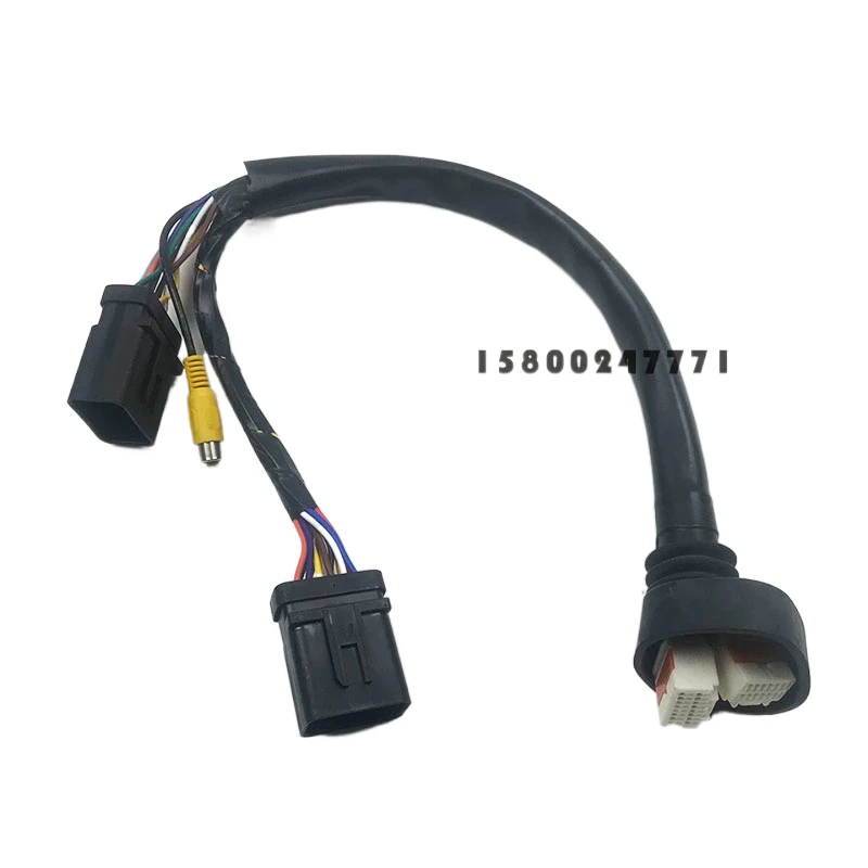 For Cat Caterpillar E320d 330d 336d Display Harness Caterpillar D Display Instrument Plug Accessories Excavator Accessories