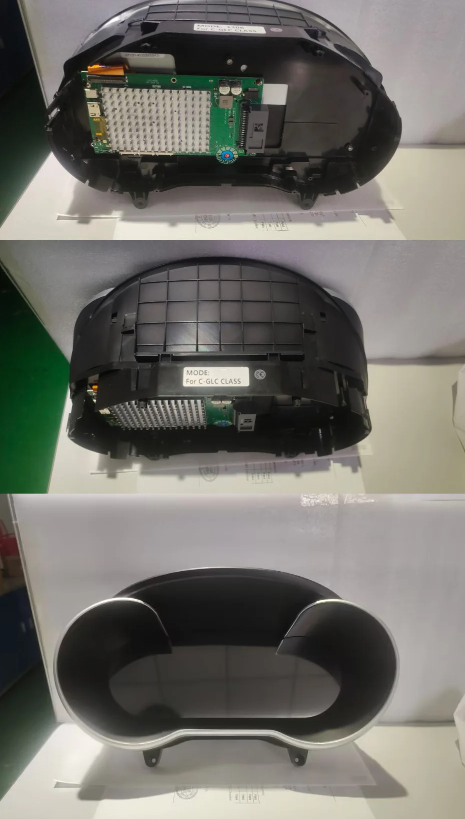 مجموعة أدوات رقمية مقاس 12.3 بوصة الأكثر مبيعًا لعداد السرعة Mercedes-Benz C Class W205 GLC Class X253 يدعم ميزات OEM #5