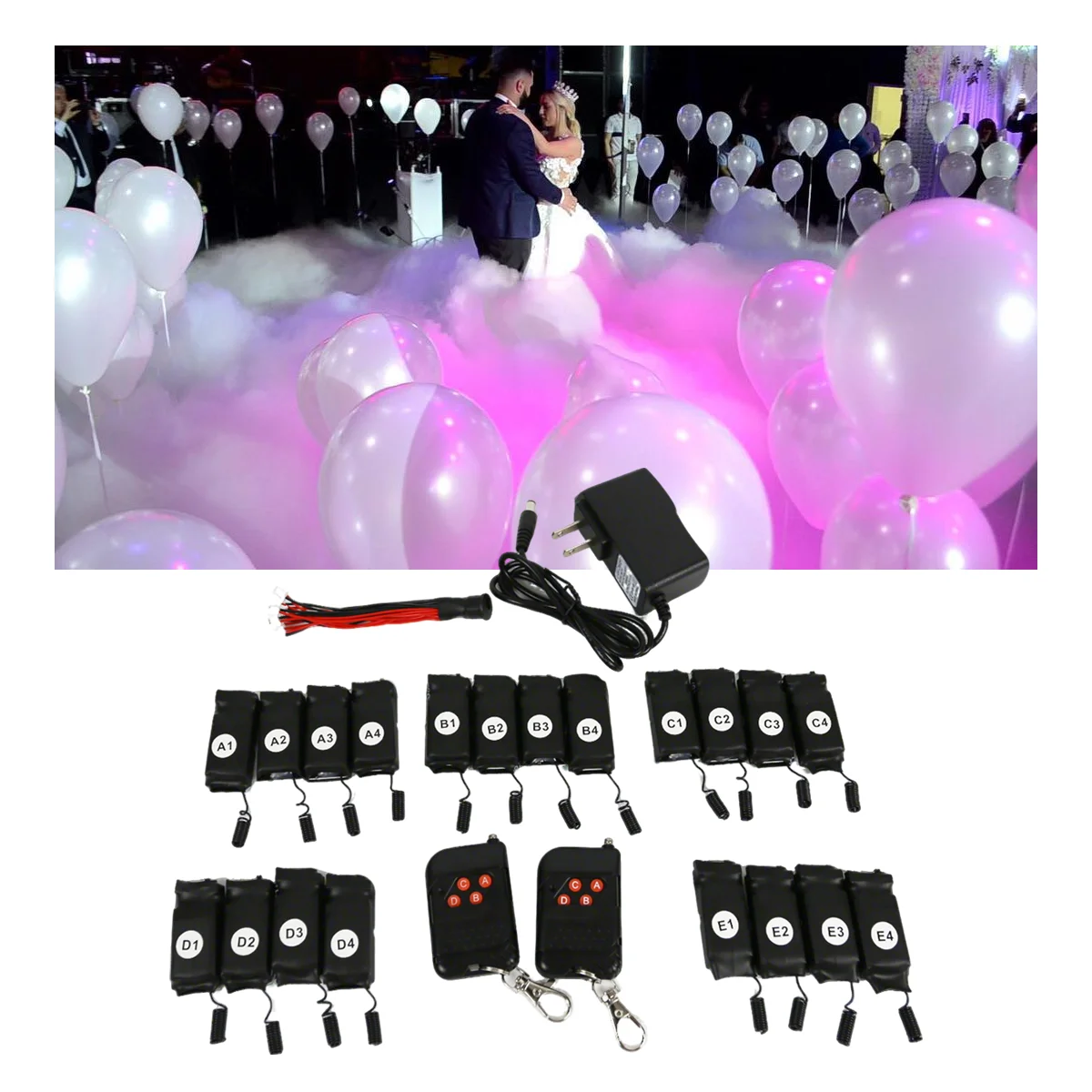 Ground Explosion Air Explosion Balloon Remote Control Actuator Wedding Marriage Couple Entry Event Show Party Grand Bride Flying