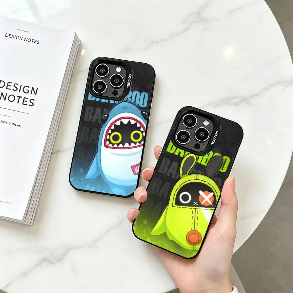 Zenless Zone Z-zero Bangboo Phone Case For iPhone 17,16,15,14,13,12,11 Plus,Pro Max,XS,Colorful Silver Black Cover