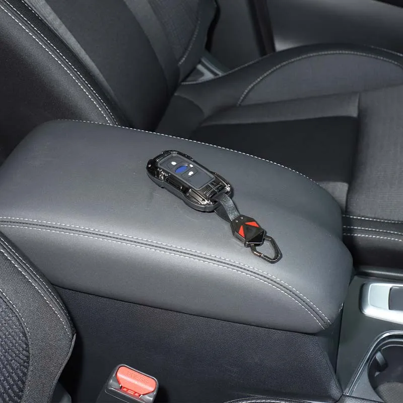 For 2019-2026 Subaru Forester/Xubao/BRZ/Outback/Legacy/XV Zinc Alloy Black Car Key Case Key Cover Auto Accessories (3 Buttons) view 4