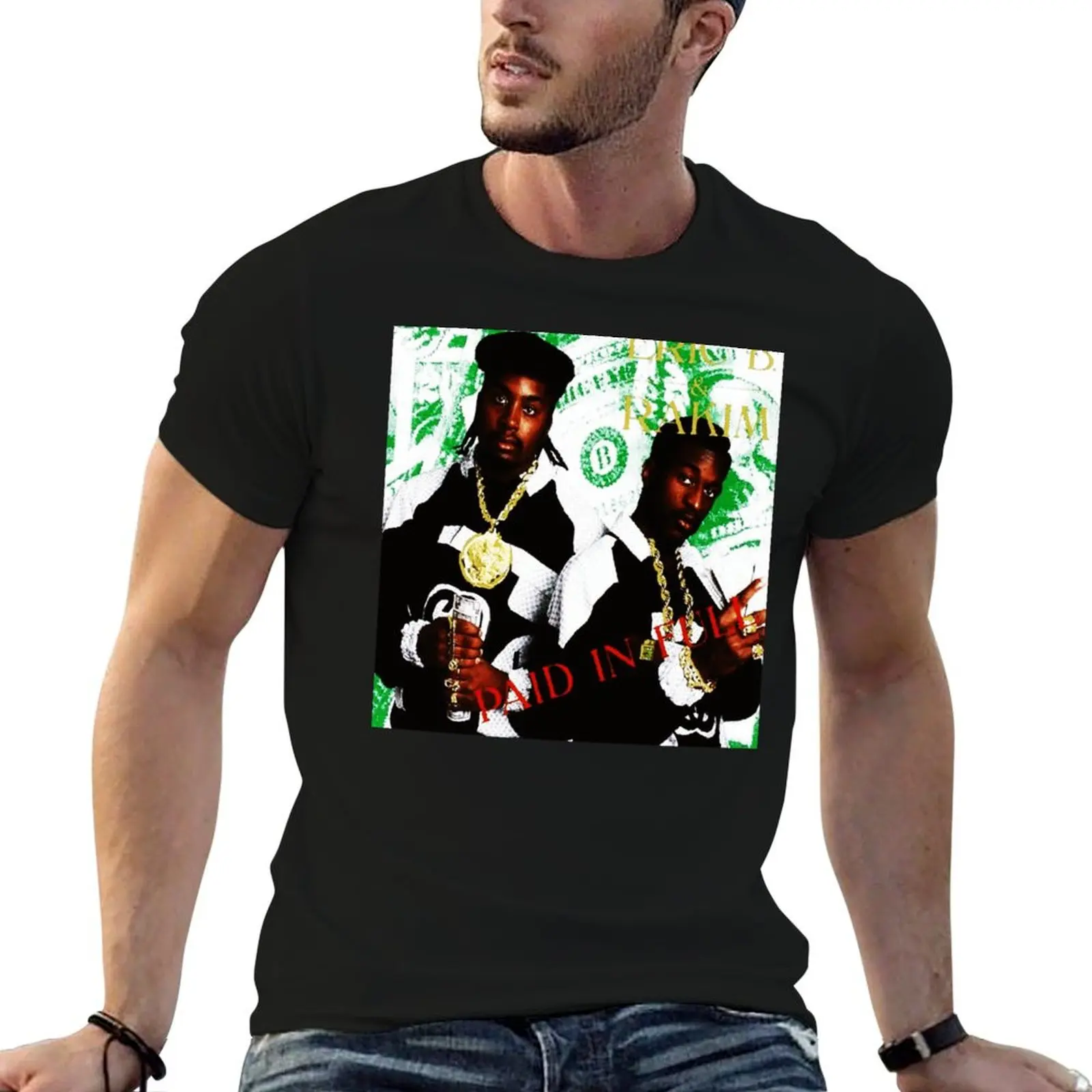 Eric B & Rakim Paid In Full T-Shirt anime tshirt cute tops Men's t shirts