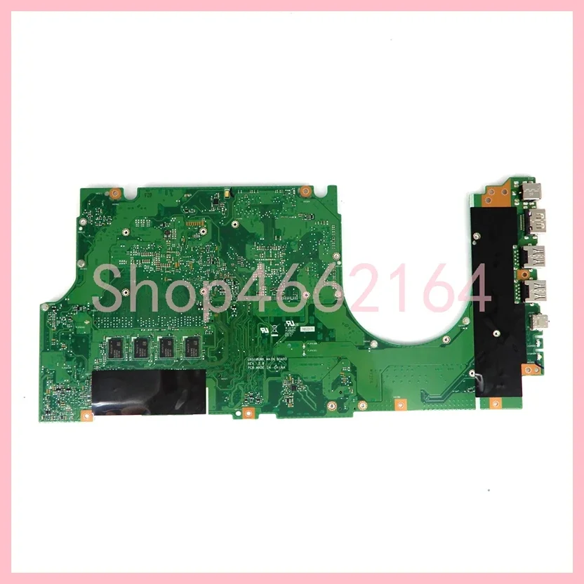 UX510UWK  i5 i7-7th CPU 8G-RAM GTX950M GTX960M GPU Mainboard For ASUS UX510UWK UX510UW UX510U U5000U UX510UXK Laptop Motherboard