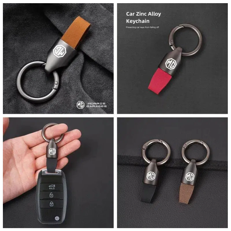 Car Key Chain Key Lanyard Anti-Lost Strap For MG ZS MG4 EV MG HS MG3 MG5 EV Marvel R MG ONE Car Interior Accessories