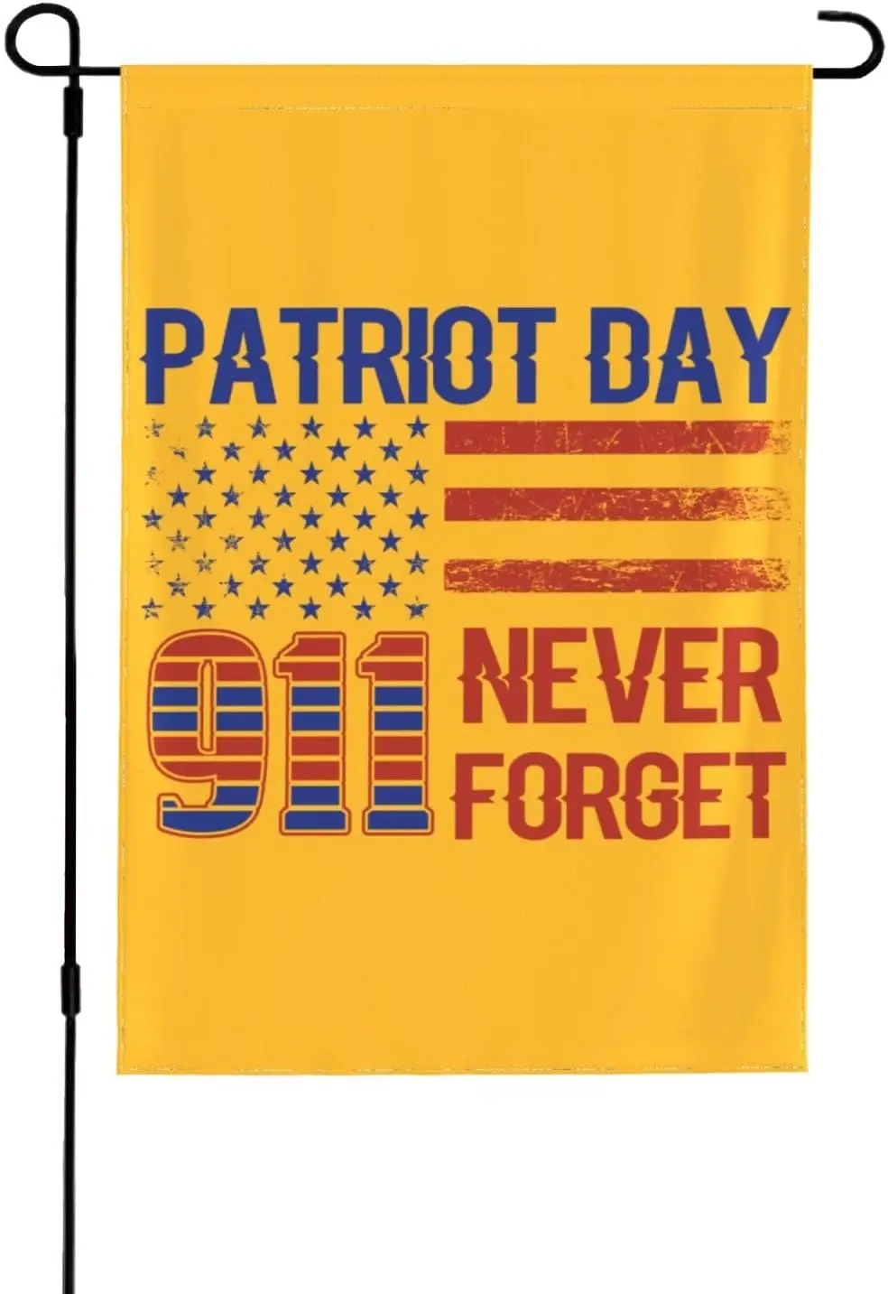 12x18 We Will Never Forget 9 11 Garden Flag Remember 9/11 Yard Sign Patriot Day House Flags 911 Memorial Banner No Flagstand llz