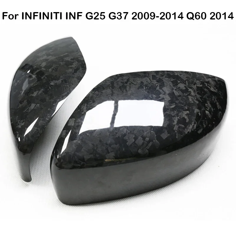 

Real Carbon Fiber Car Side Rearview Mirror Cover Caps For Infiniti G25 G37 Q60 2009 2010 2011 2012 2013 2014 2014 Accessories