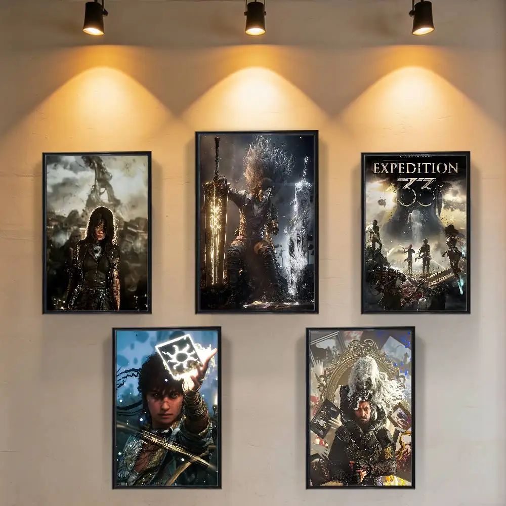 

game Verso Clair Obscur Poster HD Art Sticky Wall Waterproof Home Living Room Bedroom Bar Aesthetic Decoration