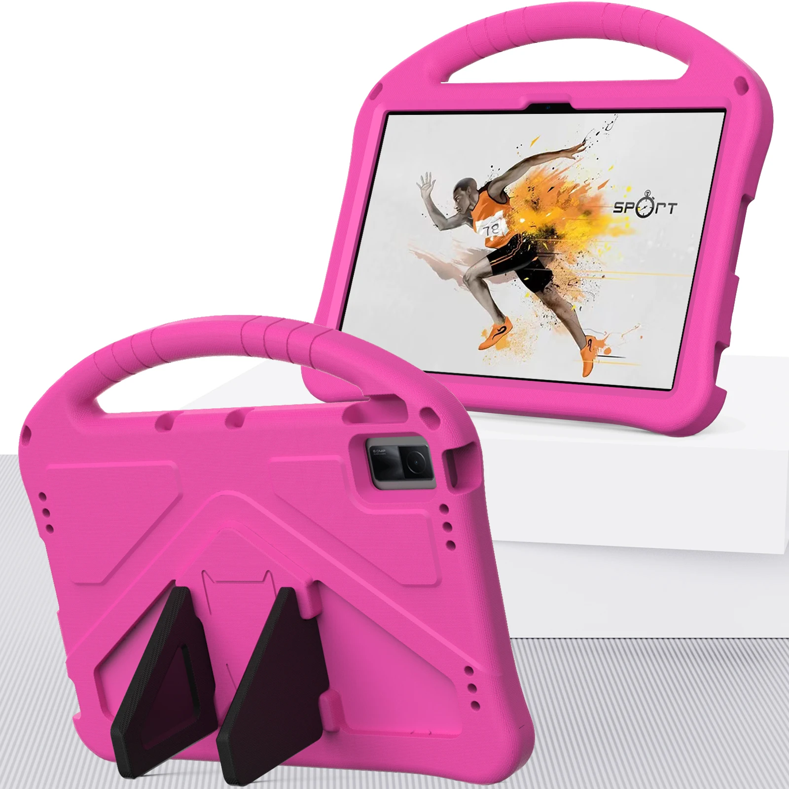 Funda protectora para Xiaomi Redmi Pad SE, 11 ", EVA, a prueba de golpes, con asa de soporte, para tableta y niños, 2023