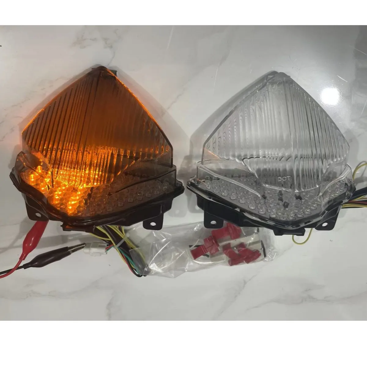 For Yamaha R1 YZF-R1 2004 2005 2006 Rear Tail Light Brake Turn Signals Integrated LED Light