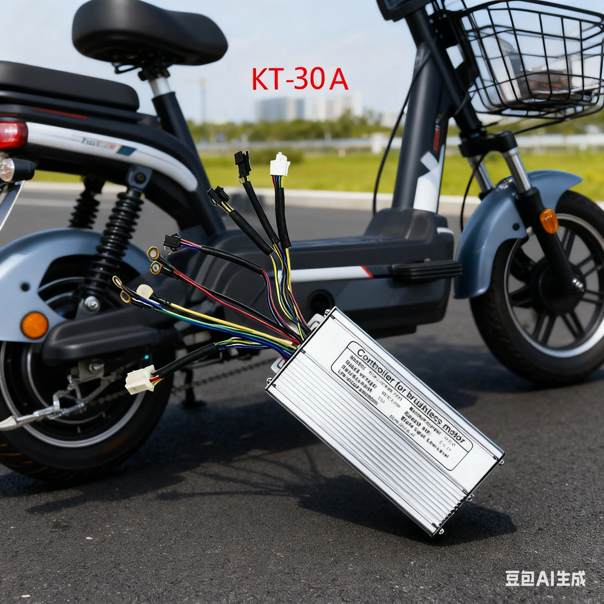 

Compact 36V 48V 30A 1000W Brushless Controller for Ebike with Front Light Control and Multiple Sensor Connections