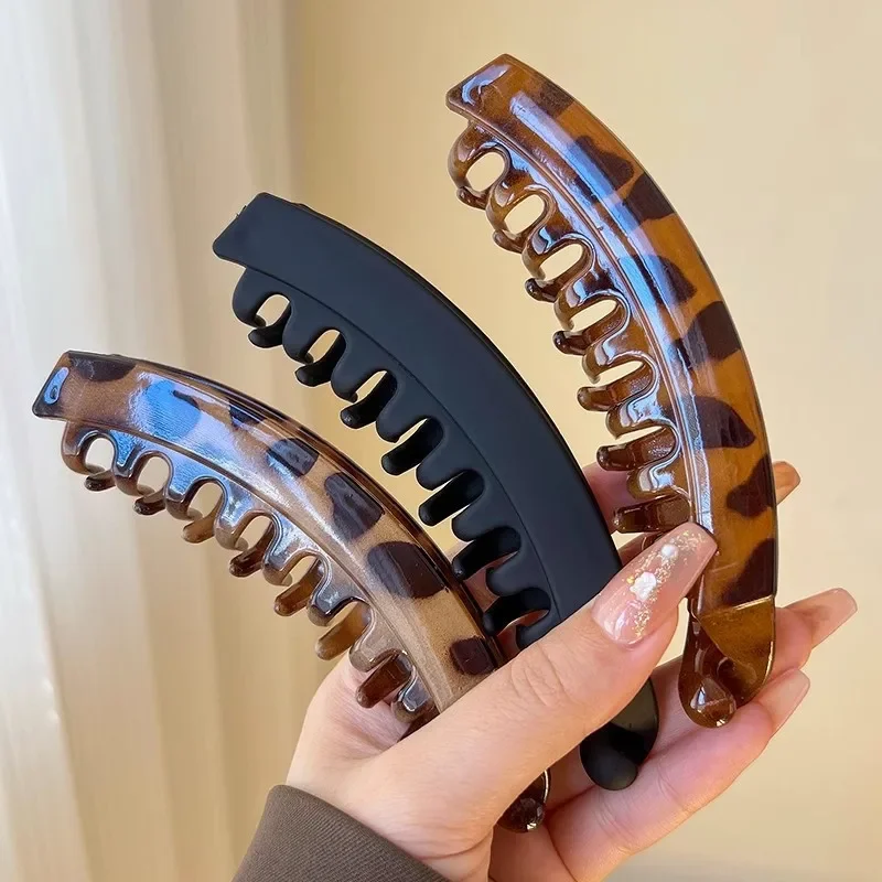 

Заколка для волос в форме банана, заколка для волос в форме рыбы, модная повязка на голову с хвостиком, нескользящая заколка для волос с когтями для женщин, аксессуары для волос