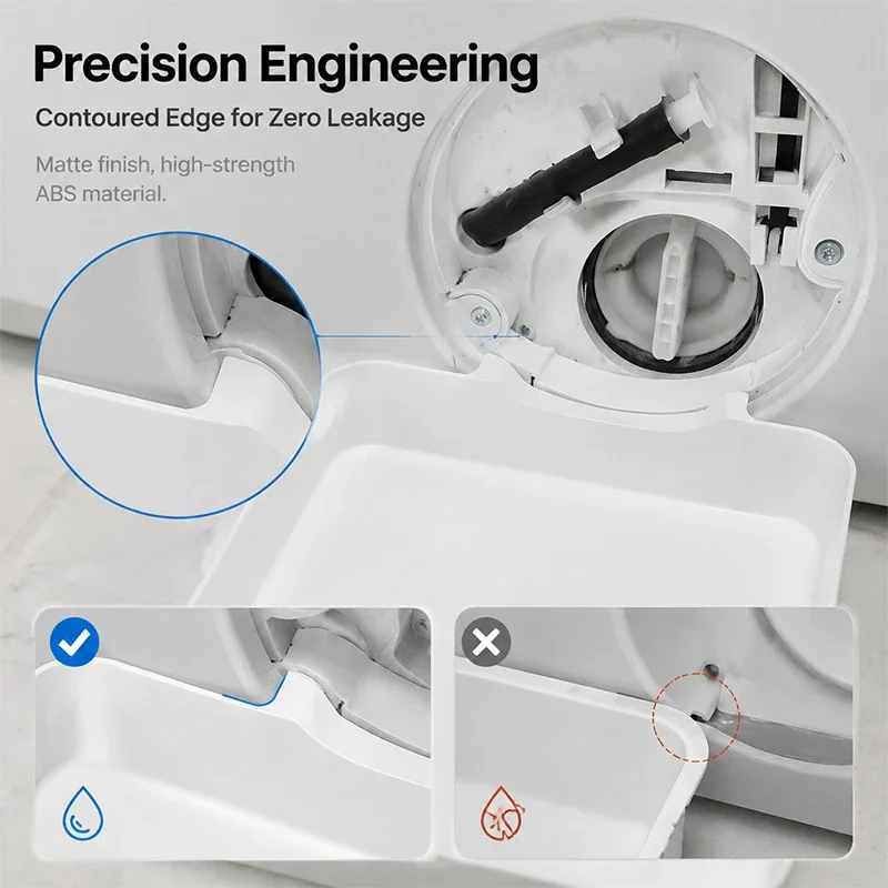 Washing Machine Drain Tray Water Catch Box Leak Proof Pan For Drum Washer Floor Protection For Home Laundry Room