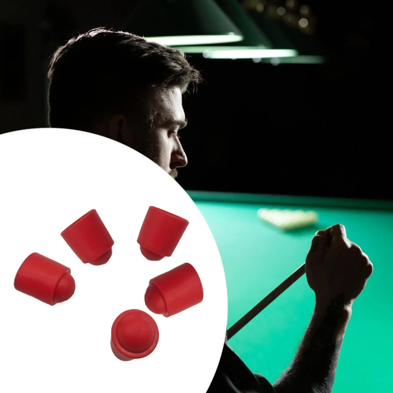 

Защитный колпачок для наконечника кия, легкий, надеваемый, сменный, для бильярдных киев, аксессуары для тренировок