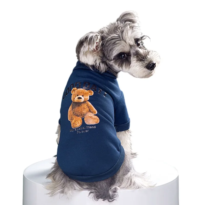 Cute Winter Pet Dog Clothes Warm Dogs Pullover Shirt For Small Medium Dogs Coat  Chihuahua Bichon Clothing French Bulldog