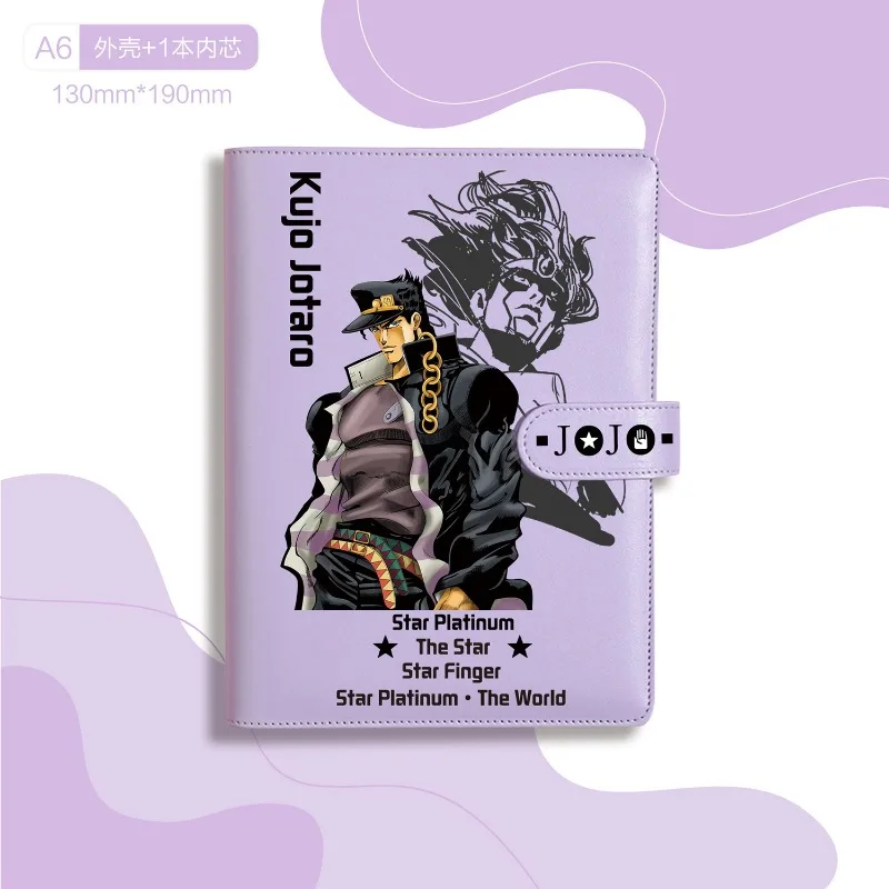 ジョジョの奇妙な冒険 空条承太郎 吉良吉影 新しいシンプルなノート アニメーション 漫画 会計日記 文房具 ギフト