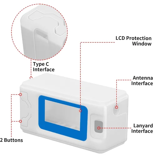 Imagen 2 del producto Meshtastic Heltec V3 ESP32 LoRa 32 Kit de placa de desarrollo (solo estuche: otros artículos no incluidos)