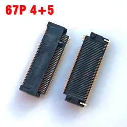 1-10 sztuk złącze Ngff M.2 67P M klucz gniazdo interfejsu NGFF gniazdo SSD H3.2 4 + 5 M.2 gniazdo SSD gniazdo NGFF 67Pin