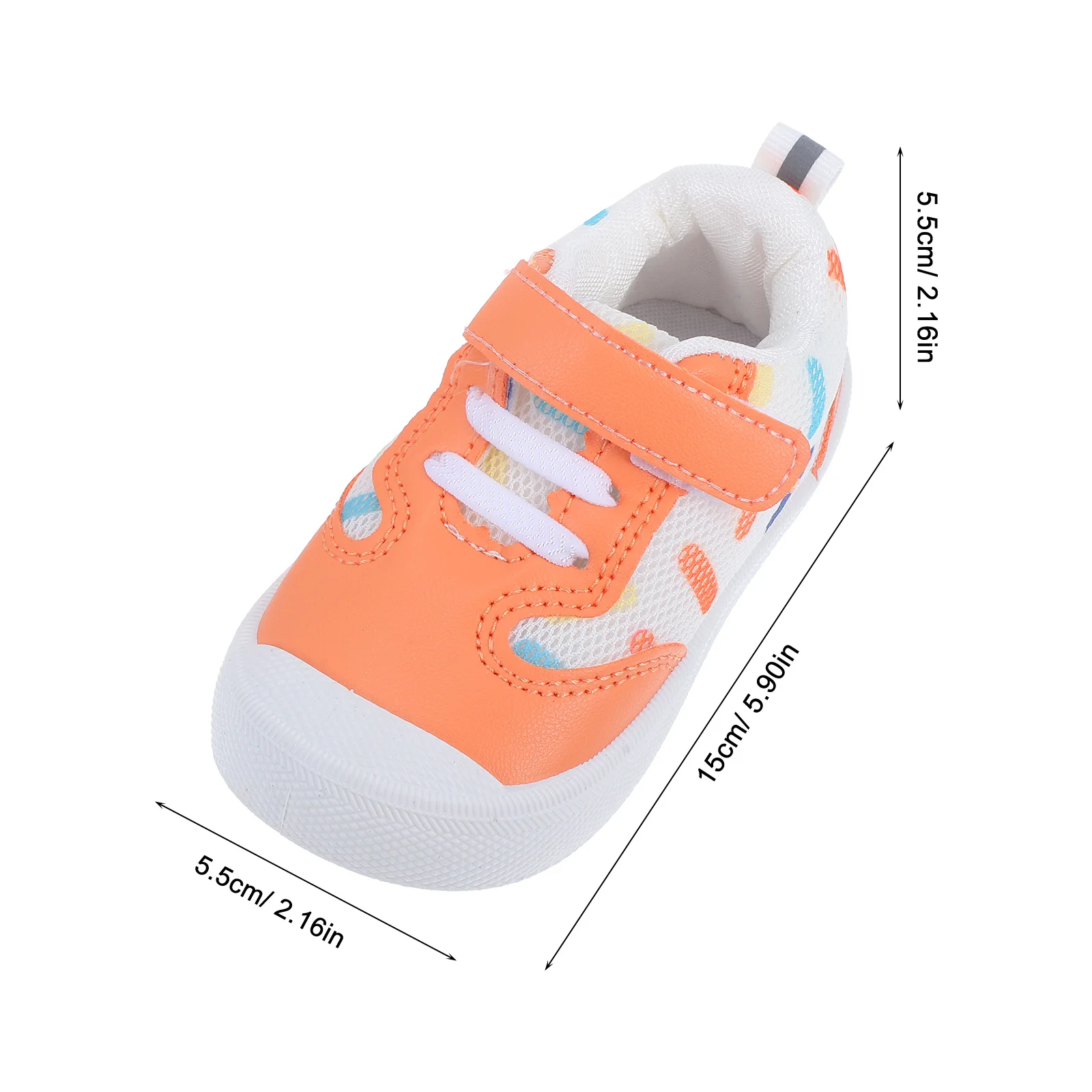 1 زوج لينة أسفل أحذية المشي الطفل 14 سنتيمتر طول الداخلي تنفس الرضع طفل الوليد أحذية مريحة القطن مادة Pp