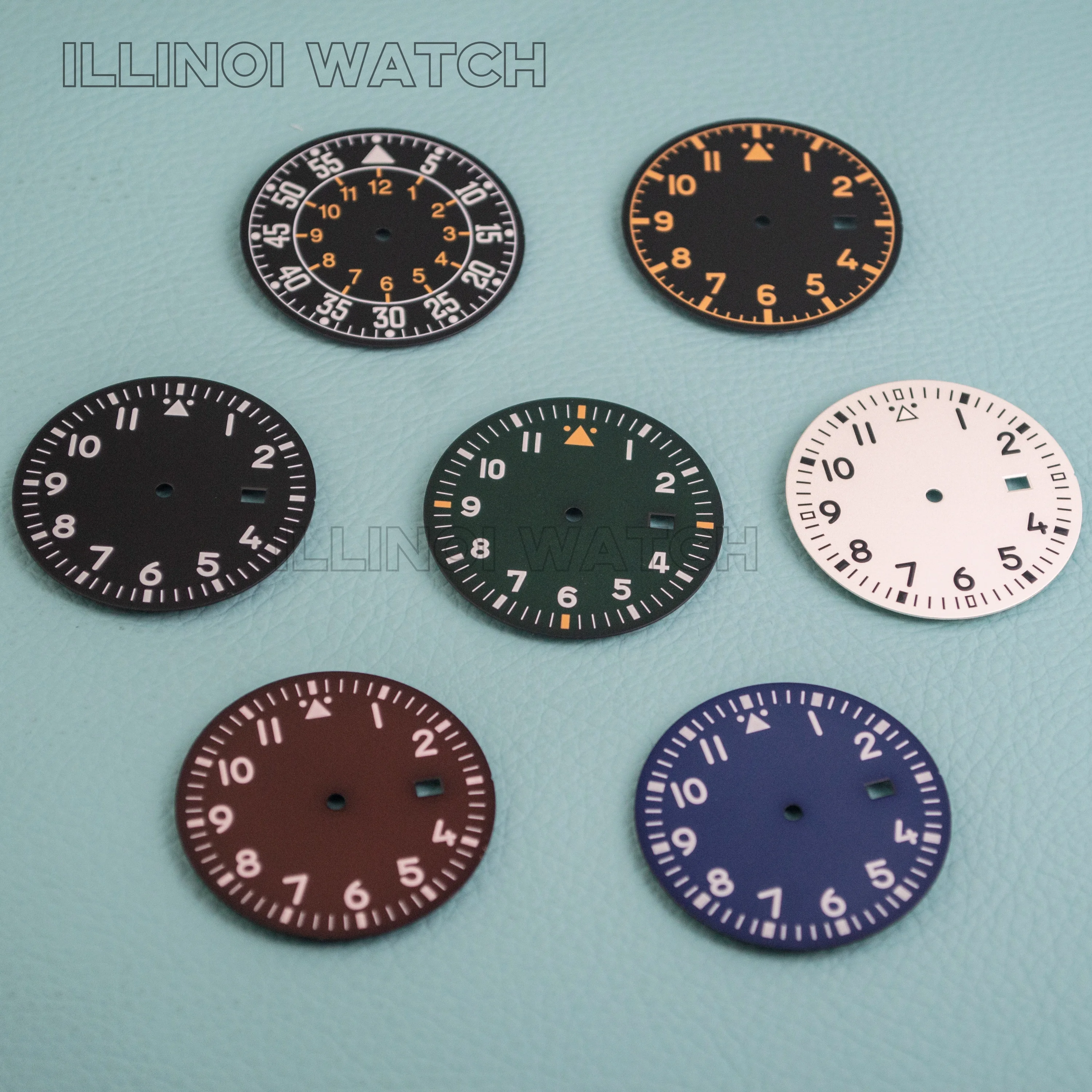 

Green Luminous Dial NH35 Watch Dial 36mm Watch Dial Watch Faces for Mark XX fit NH35 Movement Mod NH35 Dial