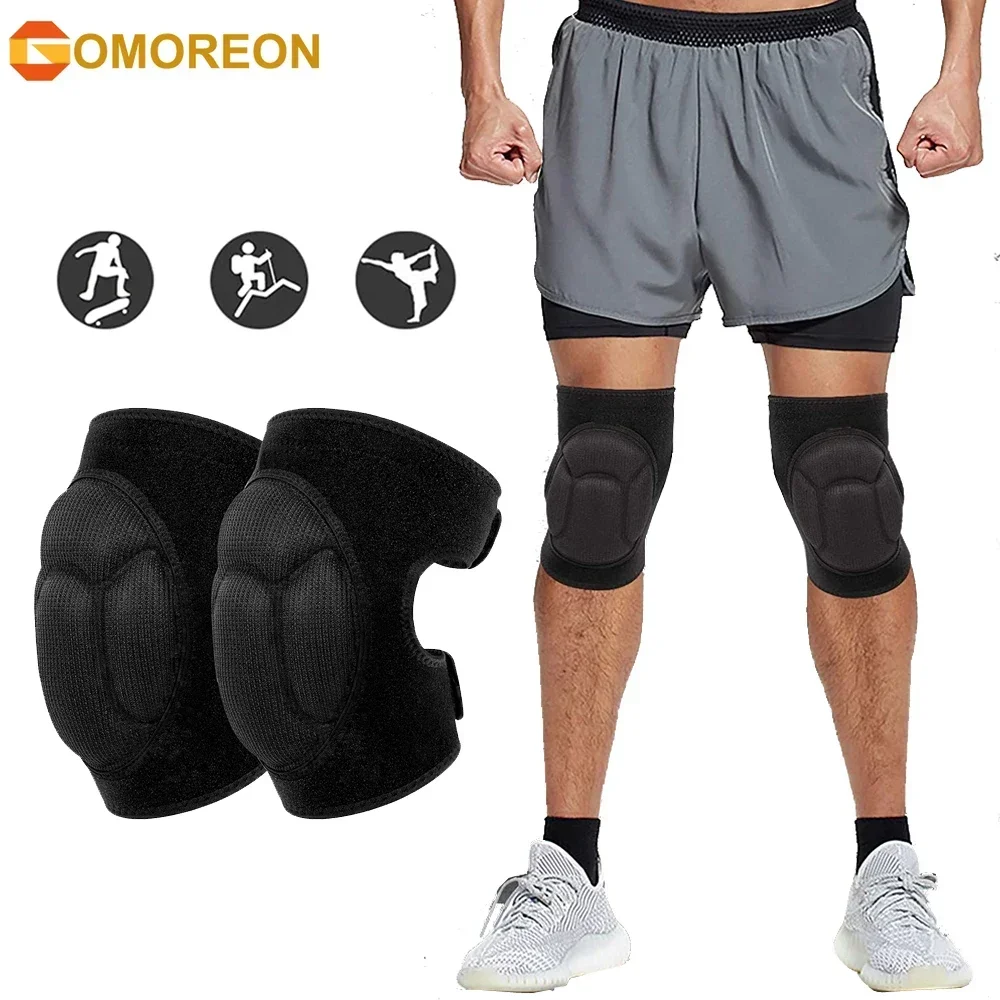 1Pair Knee Pads for Cleaning House Floors,Gardening Work, Carpet, Roofing, Adjustable knee pads Suitable Garden, Flooring Yard