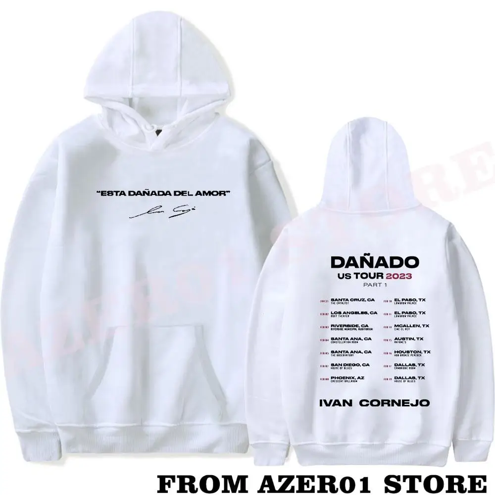 Ivan Cornejo Danado Tour Merch Hoodies Winter Men/Women Hooded Sweet Streetwear LongSleeve New Logo Sweatshirt