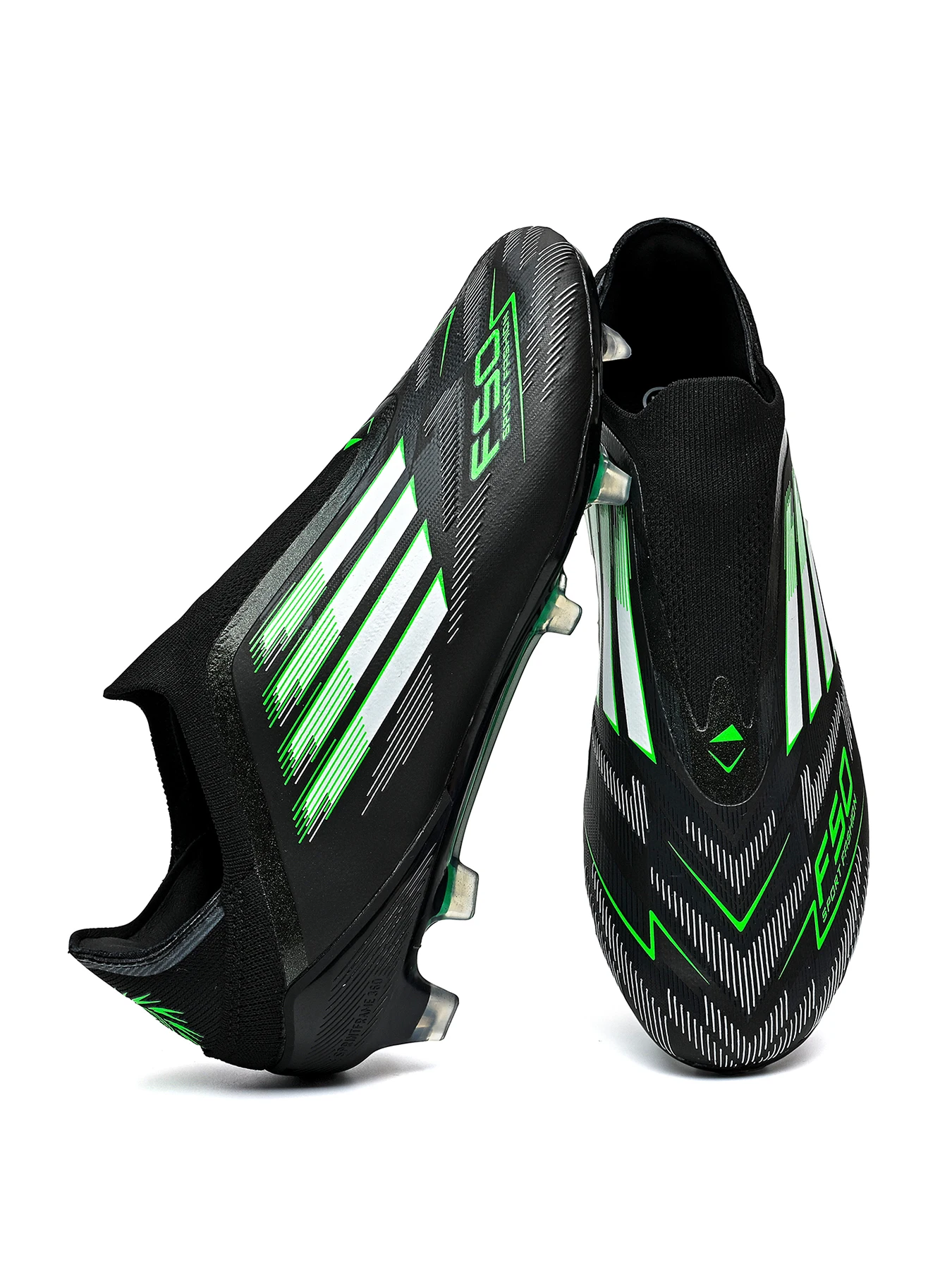 Modieuze en ademende voetbalschoenen met FG/AG-noppen geschikt voor training en competitie, slijtvast en antislip - afbeelding 2