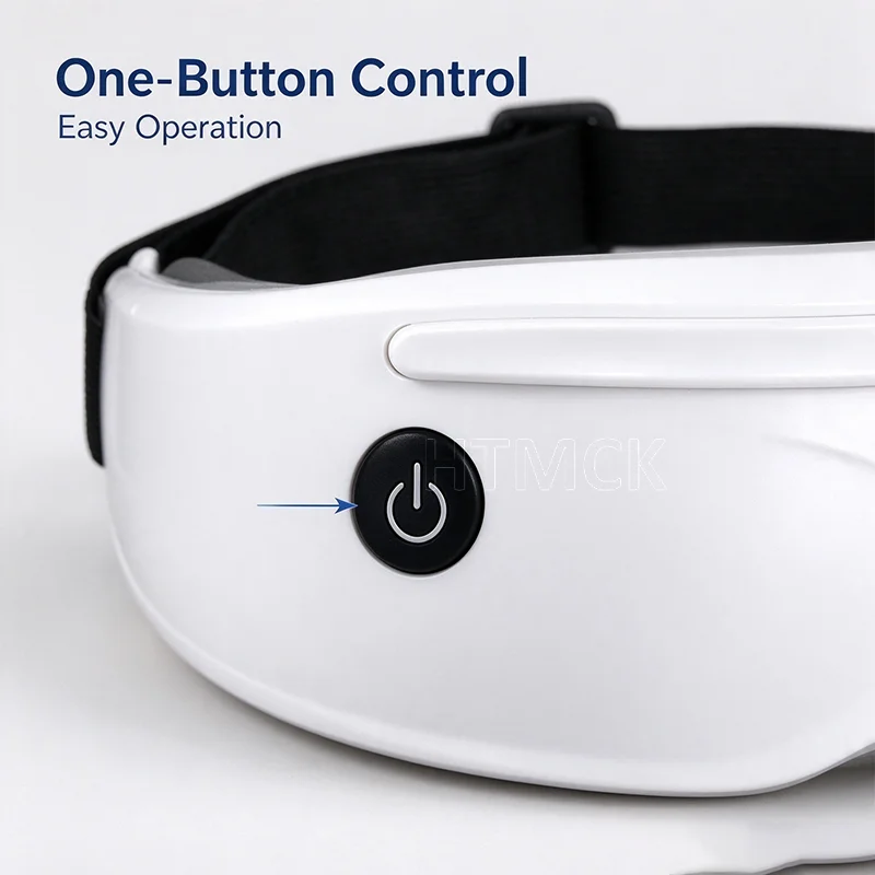 Eye massager with 9 modes and multi frequency vibration 22 magnets for eye massage caring for eye health and safety materials