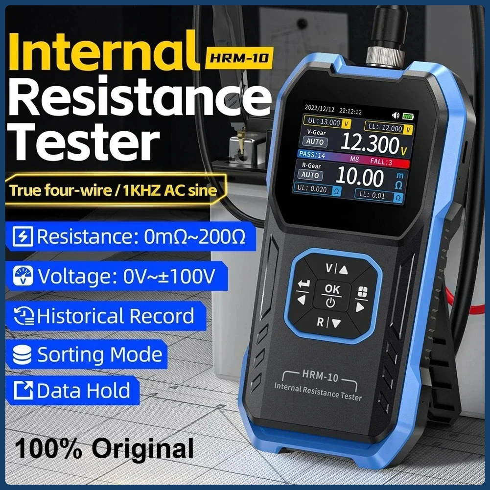 Tester batteria HRM-10 Tester di resistenza interna di tensione Misuratori di test batteria al litio ferro fosfato ad alta precisione Strumenti di test