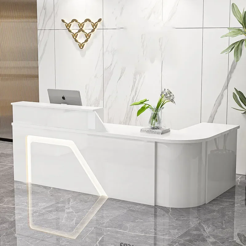 European Church Pulpit Reception Desk Office White Mobile Pulpitos Hair Counter Register Lectern Escritorio Postmodern Furniture