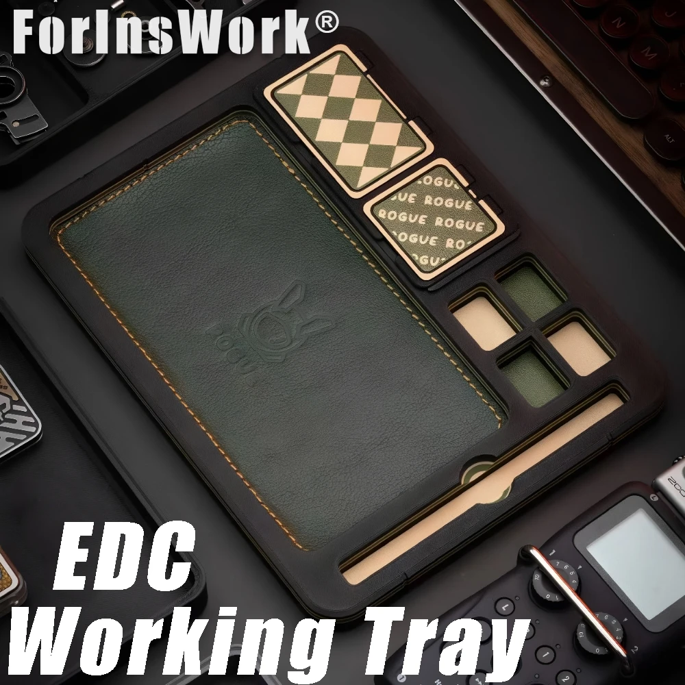 Leatherwork Accessories - Bandeja de trabajo de cuero ROGUE